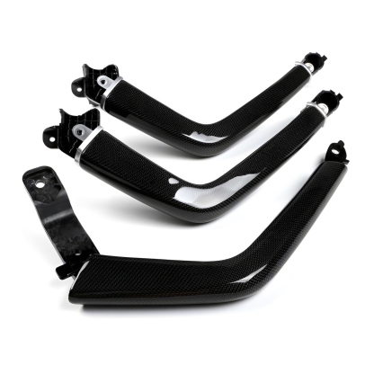 Asign Carbon Fiber Center Console Armrest Trim Set (6-Piece) for Porsche Cayenne (2018–2024, 9A0)