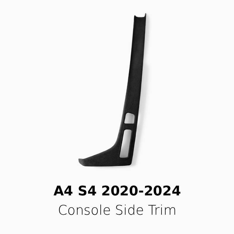 Asign Suede Interior Center Console Panel Cover for Audi A4 (2017–2024)