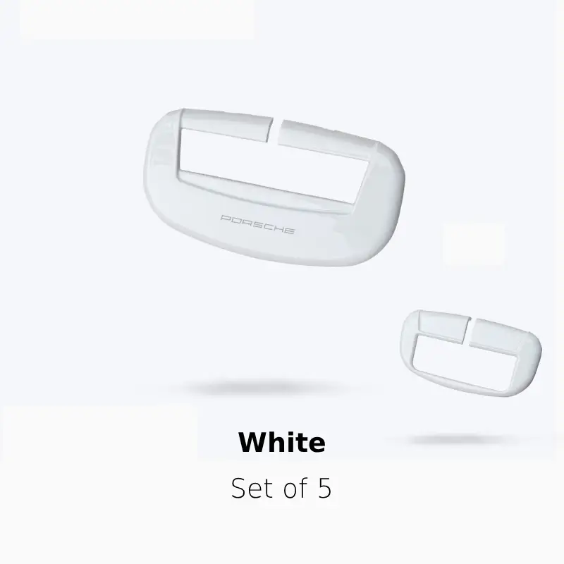 Asign Premium Seat Belt Buckle Cover For Porsche Panamera/Macan/Taycan/911/718/Cayenne