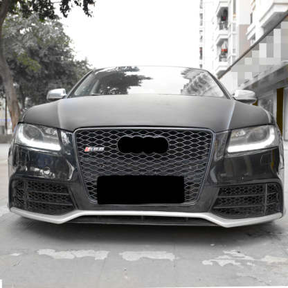 2009-2011 Audi RS5 Front Bumper For A5/S5 B8 Body Kits With Fog Light Grille Honeycomb Grille Front Lip | RS5 Bumper