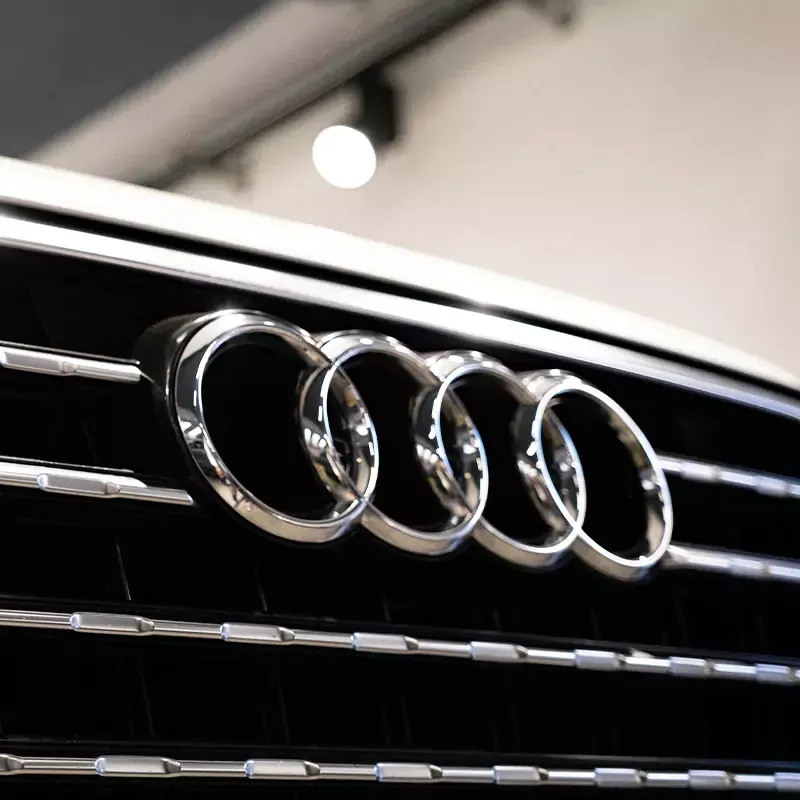 Asign OEM Replacement Silver Audi Emblem for All Models