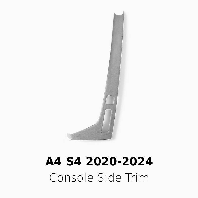 Asign Suede Interior Center Console Panel Cover for Audi A4 (2017–2024)