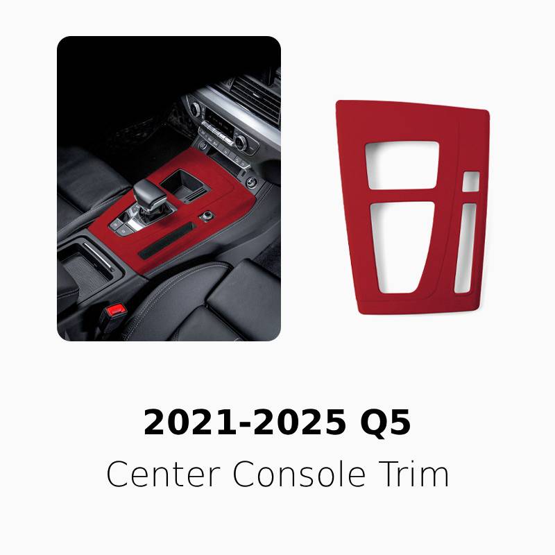 Asign Suede Center Console Trim Upgrade for Audi Q5