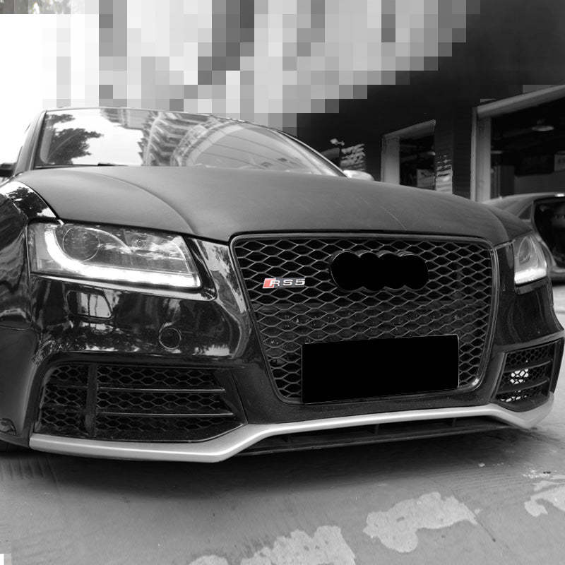 2009-2011 Audi RS5 Front Bumper For A5/S5 B8 Body Kits With Fog Light Grille Honeycomb Grille Front Lip | RS5 Bumper