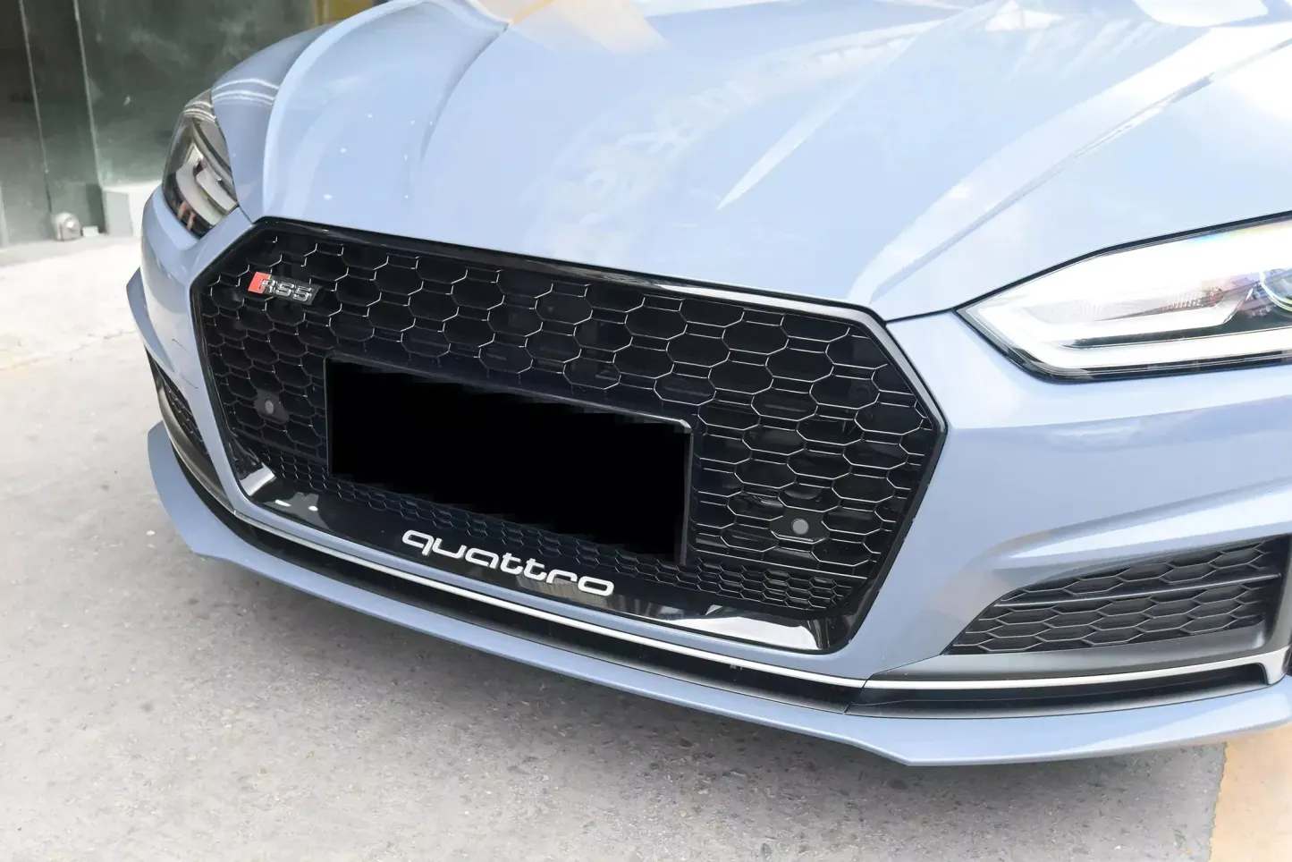 2017-2019 Asign RS5 Honeycomb Grille With Lower Mesh Quattro For Audi A5 S5 B9
