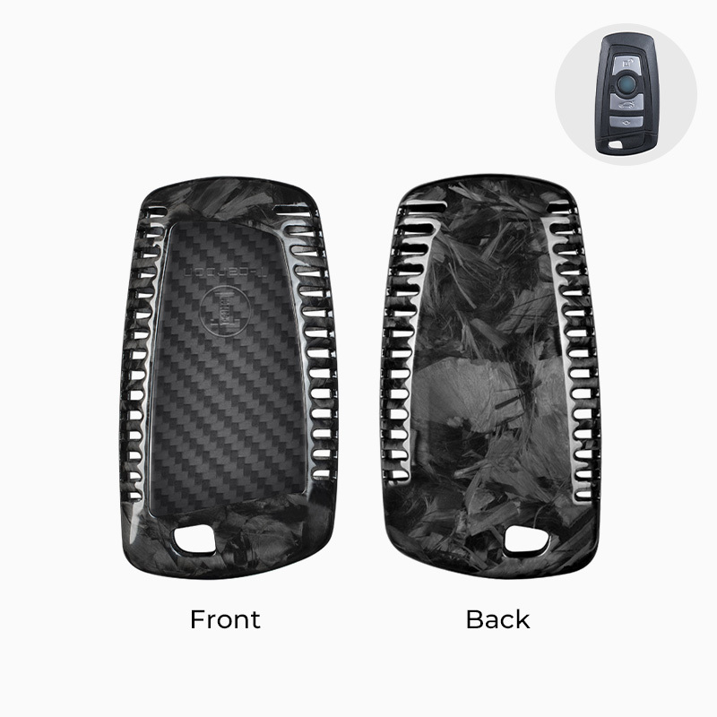 Asign Carbon Fiber Car Key Fob Cover Shell Case For BMW Keys