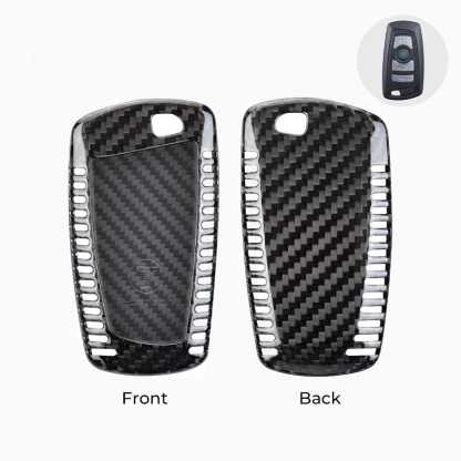 Asign Carbon Fiber Car Key Fob Cover Shell Case For BMW Keys