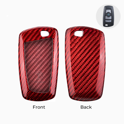 Asign Carbon Fiber Car Key Fob Cover Shell Case For BMW Keys