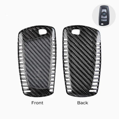 Asign Carbon Fiber Car Key Fob Cover Shell Case For BMW Keys