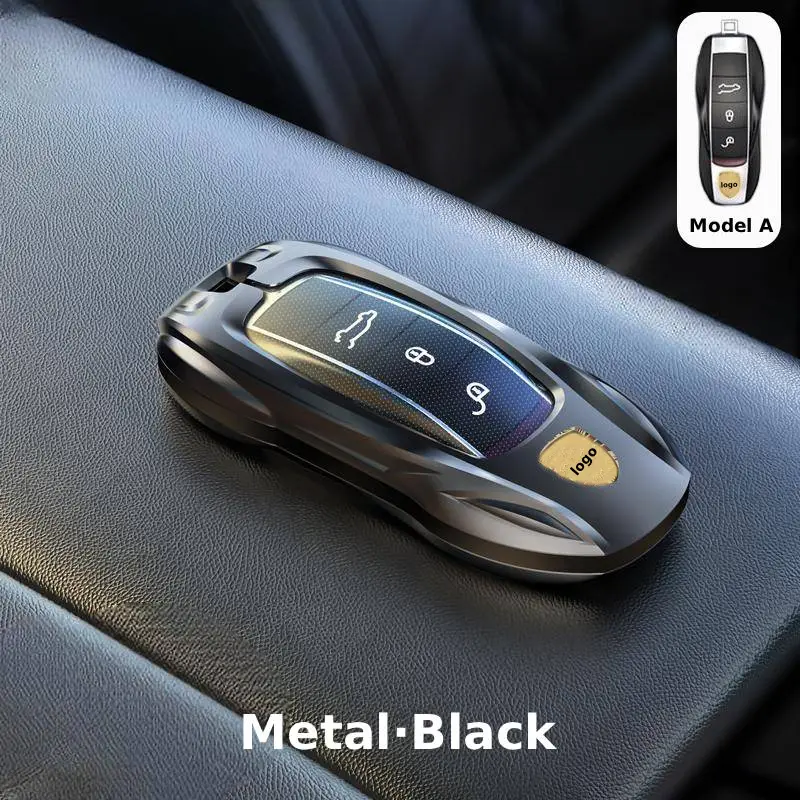 Asign Metal Key Fob Cover for Porsche Keys