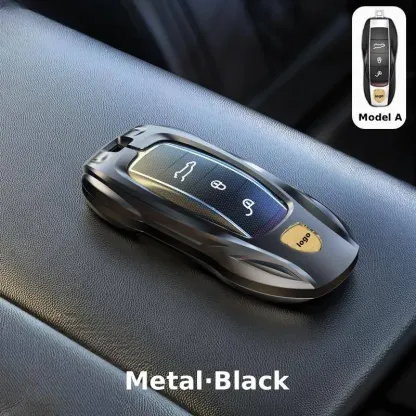 Asign Metal Key Fob Cover for Porsche Keys