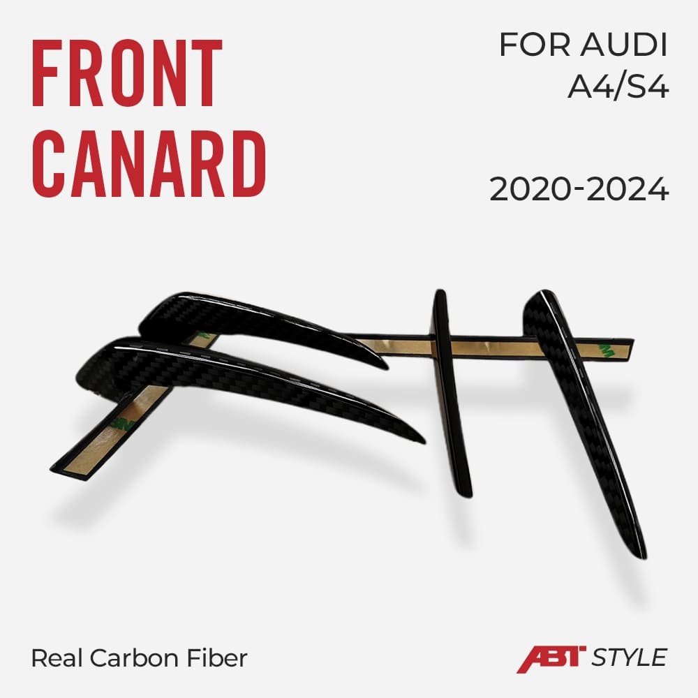 Asign Real Carbon Fiber Front Splitter Canard For B9.5 2020-2024 Audi A4/S4