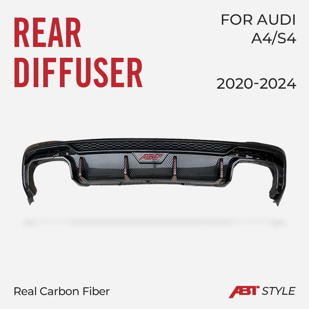 Asign Carbon Fiber Rear Diffuser For B9.5 2020-2024 Audi A4/S4