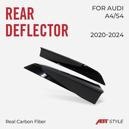 Asign Real Carbon Fiber rear diffuser air deflector For B9.5 2020-2024 Audi A4/S4