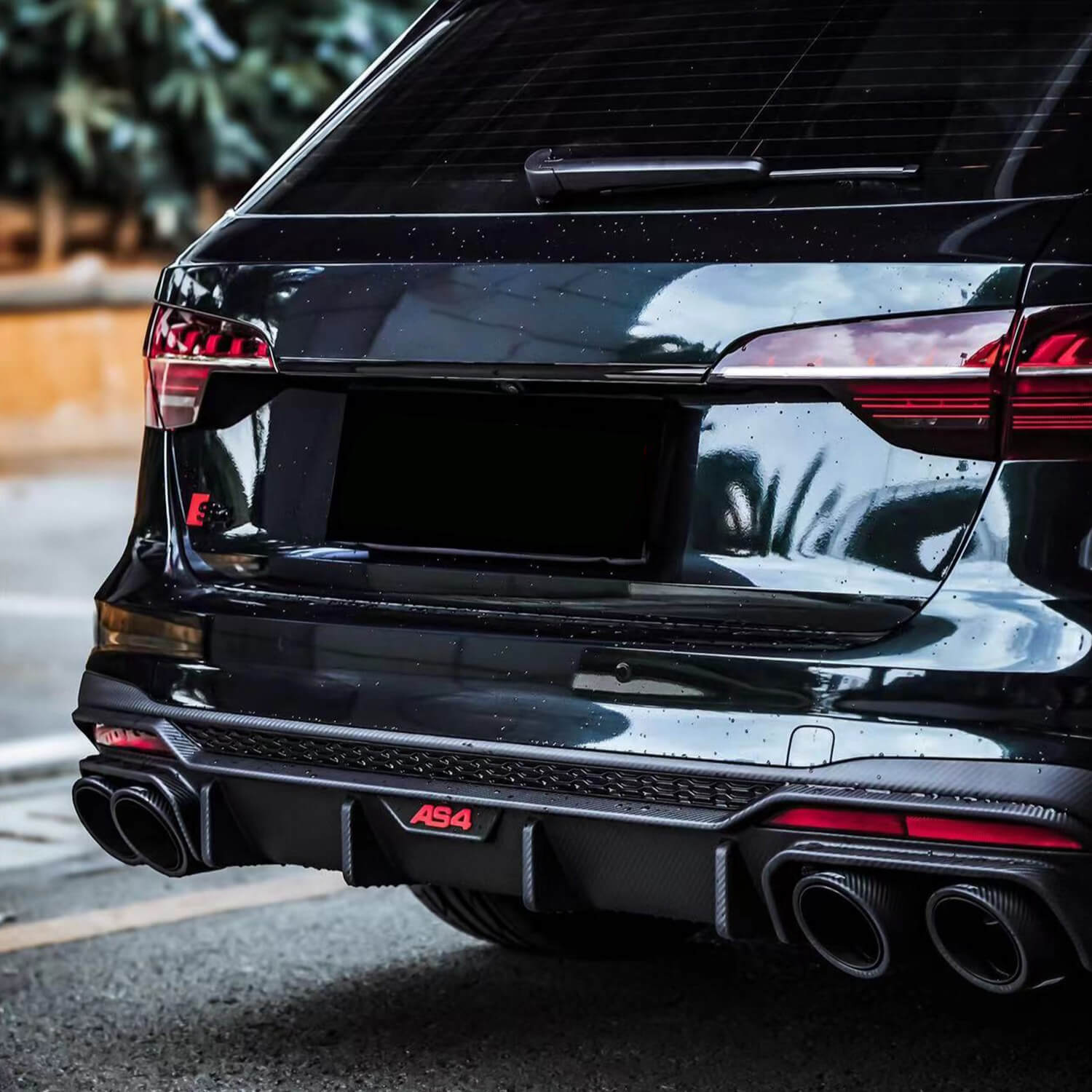 Asign Carbon Fiber Rear Diffuser For B9.5 2020-2024 Audi A4/S4