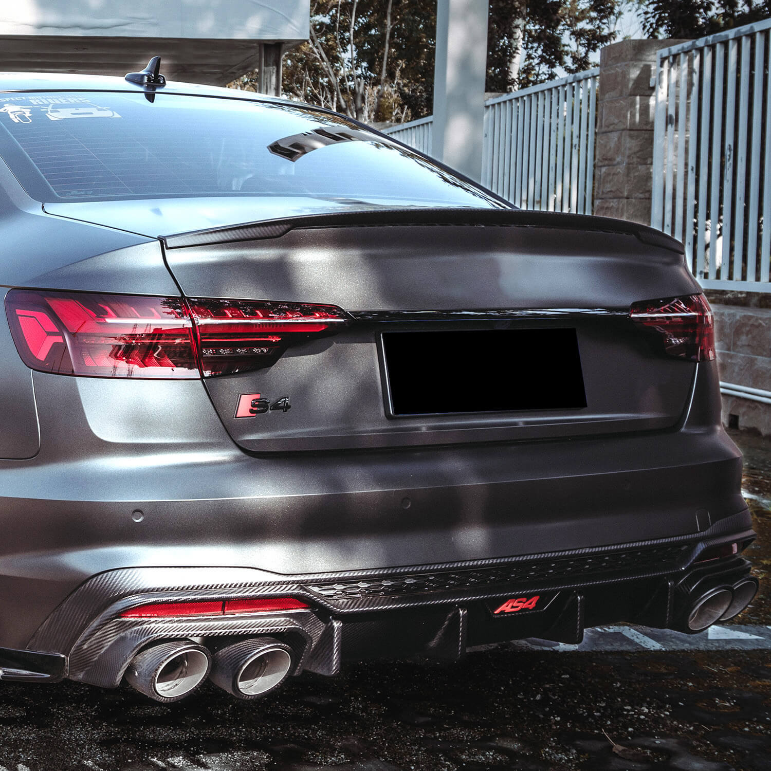 Asign Carbon Fiber Rear Spoiler For Audi B9/B9.5 2016-2024 A4/S4