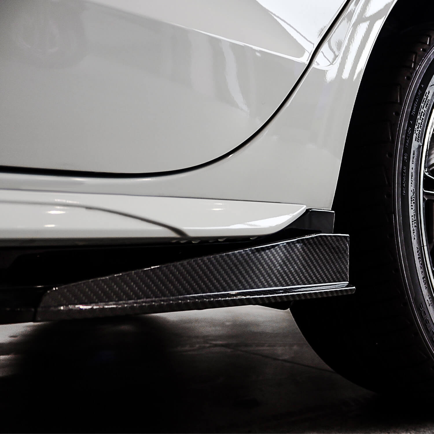 Asign Real Carbon Fiber Side Skirts For 2020-2024 B9.5 Audi A4/S4