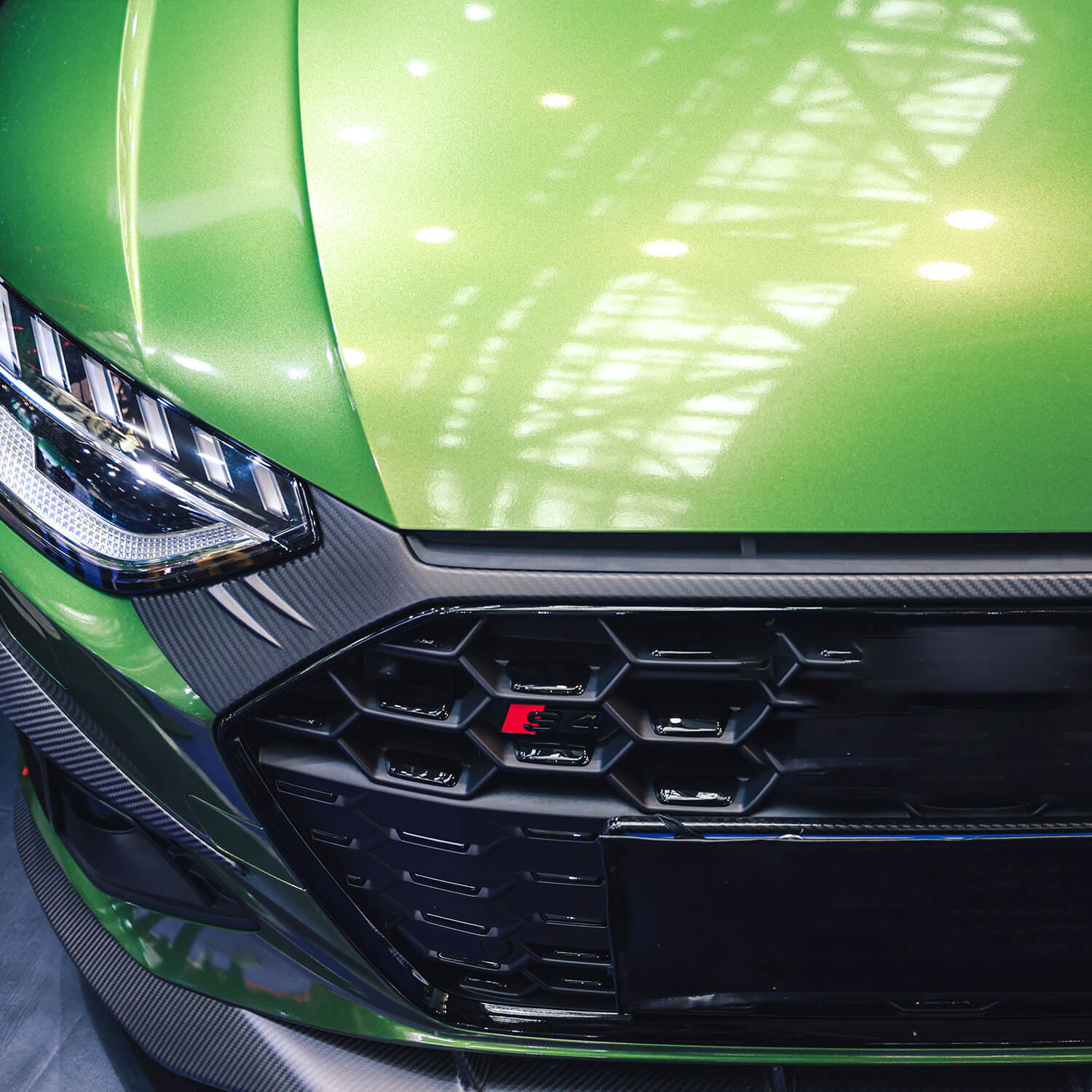 Asign Real Carbon Fiber Grille Trim For B9.5 2020-2024 Audi A4/S4