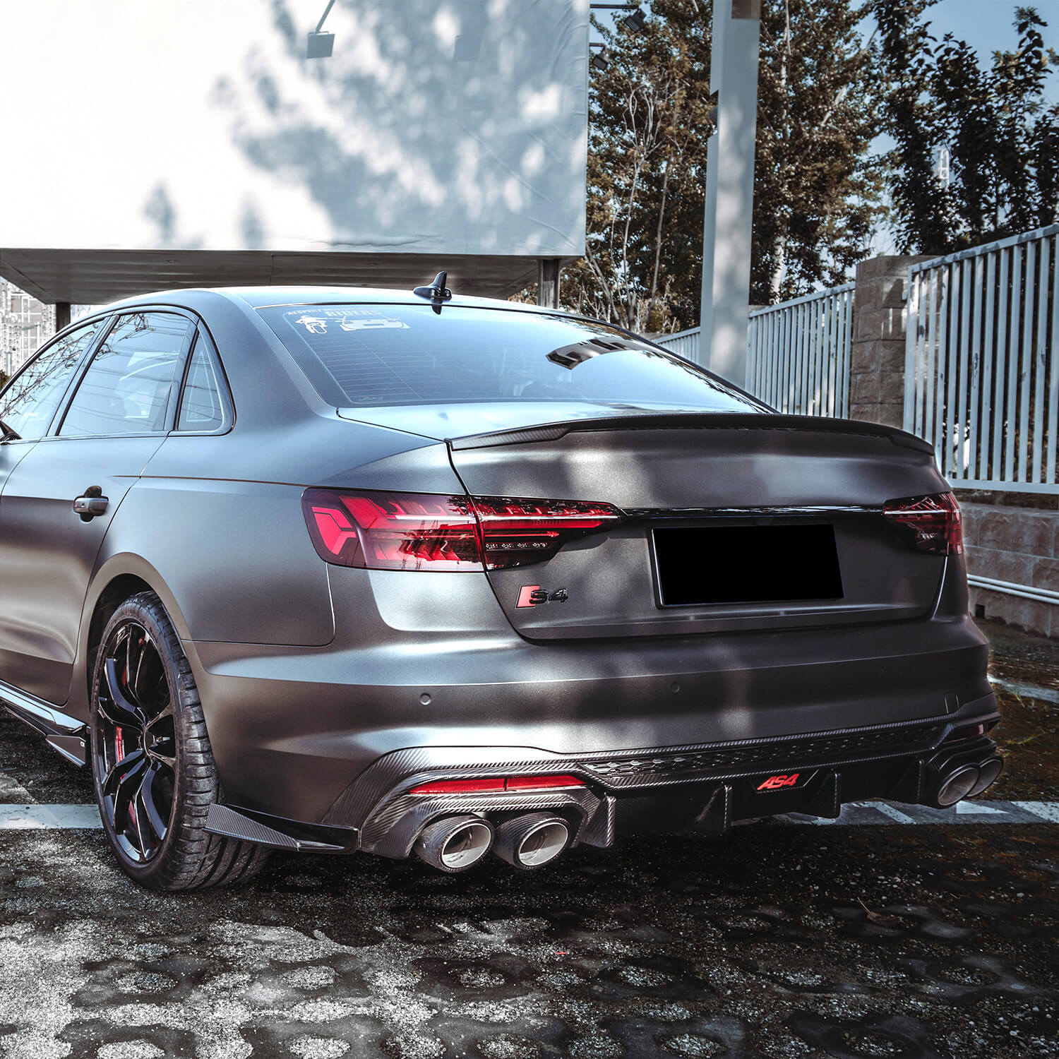 Asign Carbon Fiber Rear Diffuser For B9.5 2020-2024 Audi A4/S4