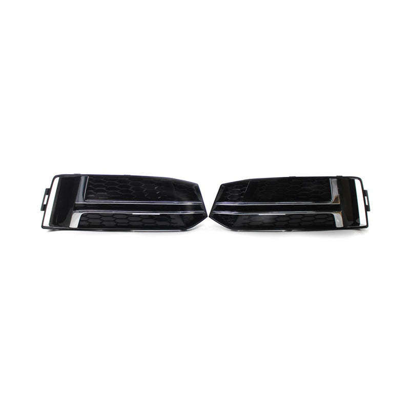 2017-2019 Audi RS4 Style S line Fog Light Grilles For Audi A4 S4 B9