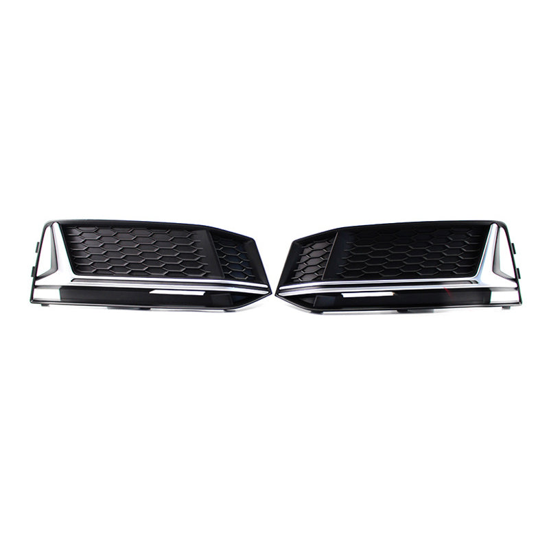 2017-2019 Audi RS4 Style S line Fog Light Grilles For Audi A4 S4 B9