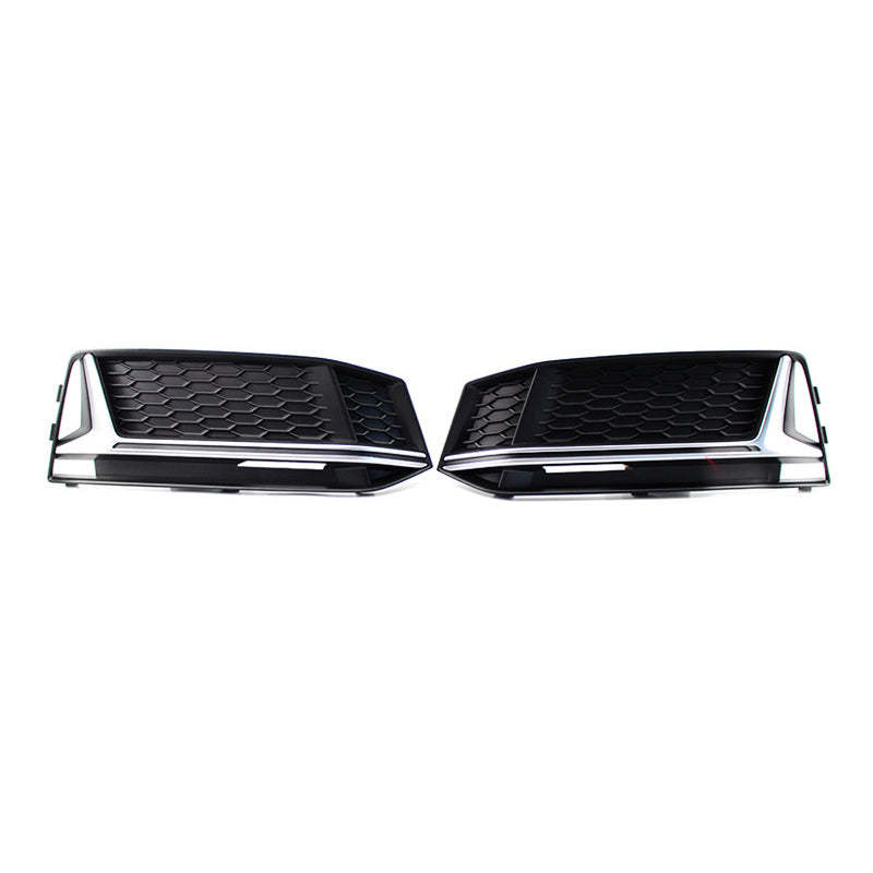 2017-2019 Audi RS4 Style S line Fog Light Grilles For Audi A4 S4 B9
