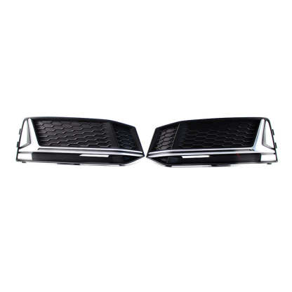 2017-2019 Audi RS4 Style S line Fog Light Grilles For Audi A4 S4 B9