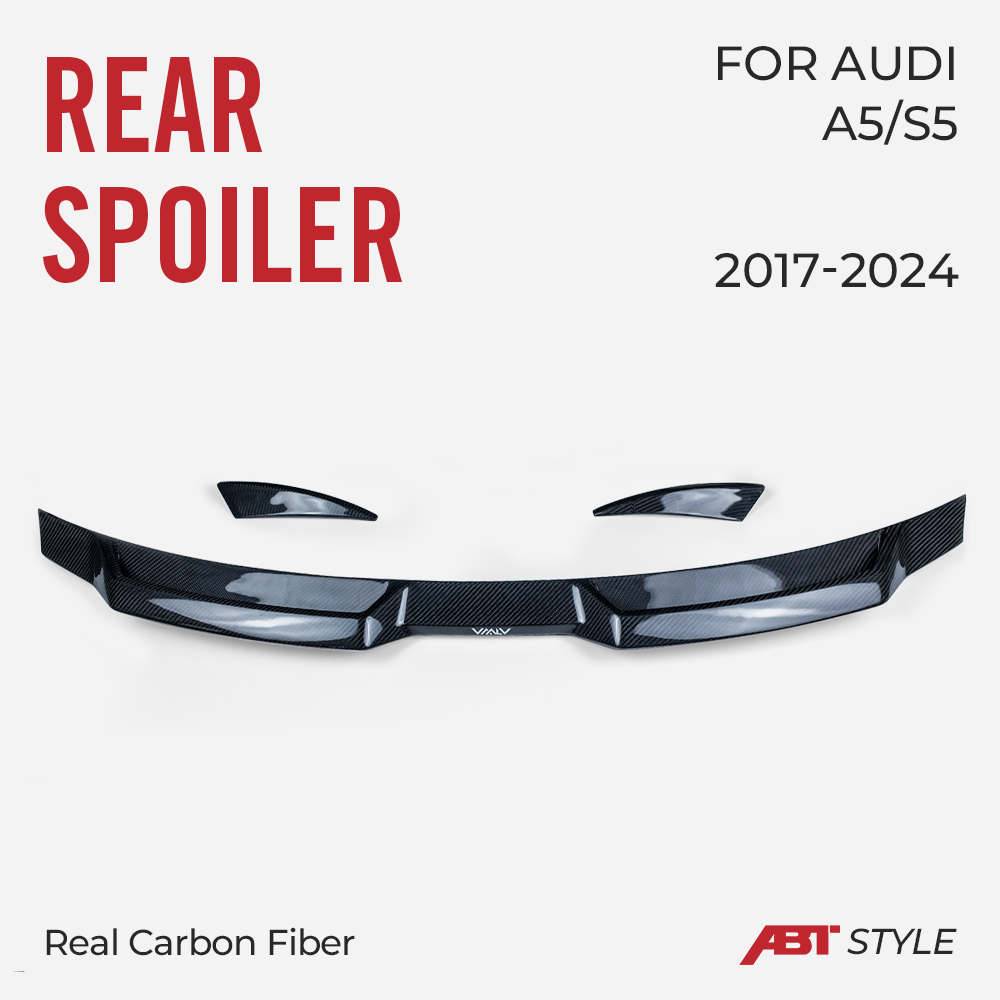 Asign Real Carbon Fiber Rear Spoiler High-Performance Aerodynamic Design For Audi B9-B9.5(2017-2024) A5/S5