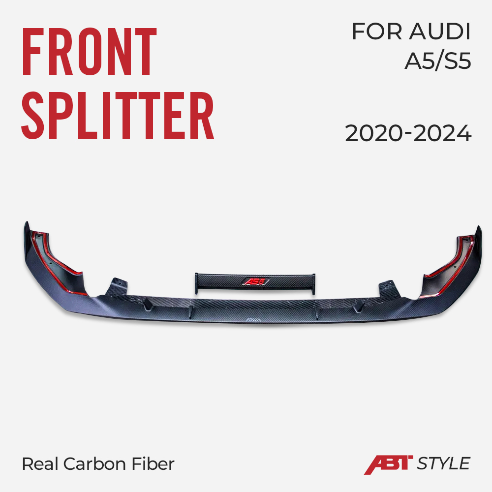 Asign Carbon Fiber Front Splitter For B9.5 2020-2024 Audi A5/S5