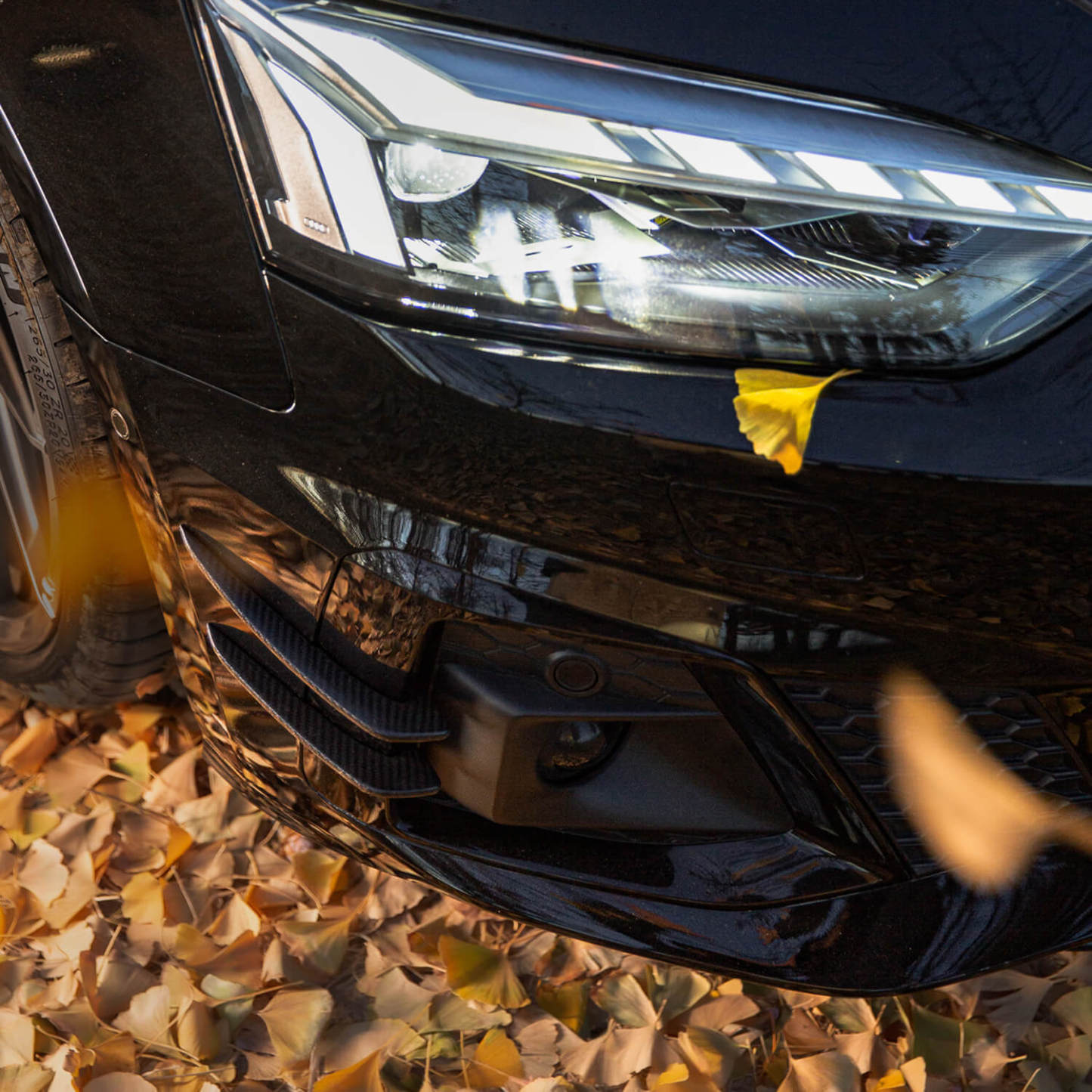 Asigncar Carbon Fiber Front Splitter Canard For B9.5 2020-2024 Audi A5/S5