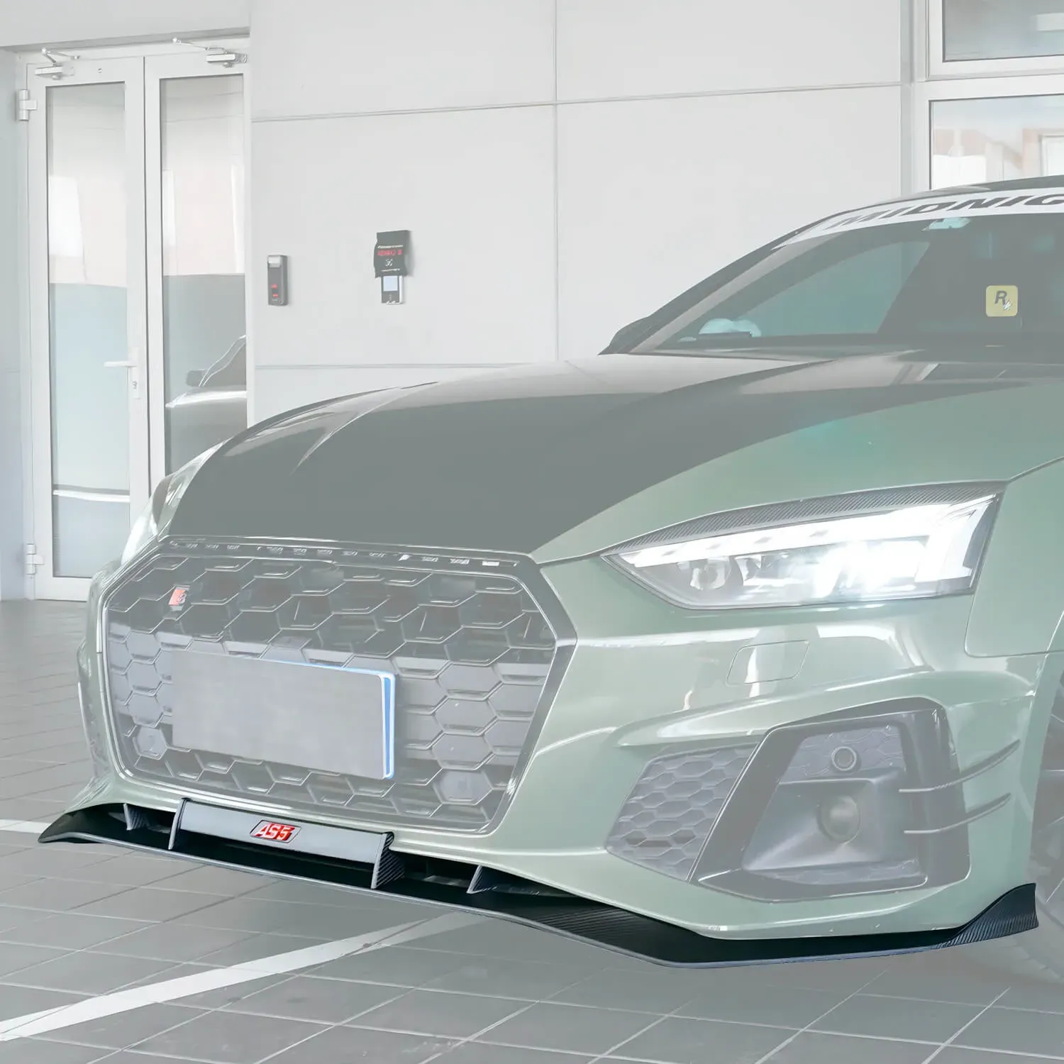 Audi B9.5 A5/S5 Carbon Fiber Exterior Upgrade: Front Splitter, Canard Set & Fender Emblems