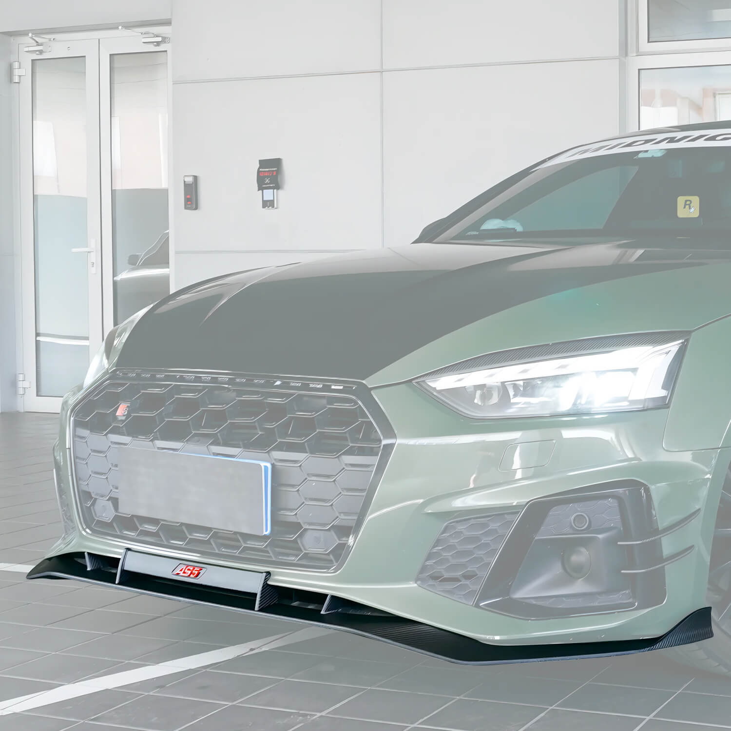 Asigncar Carbon Fiber Front Splitter For B9.5 2020-2024 Audi A5/S5
