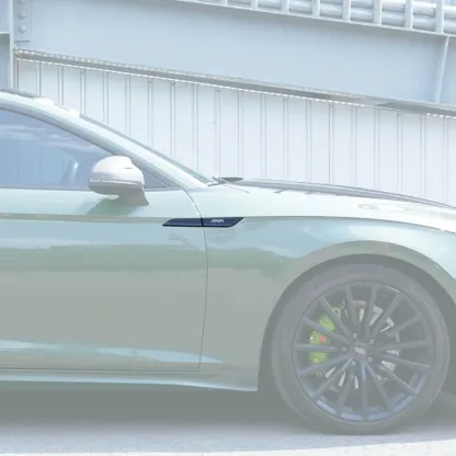 Audi B9.5 A5/S5 Carbon Fiber Exterior Upgrade: Front Splitter, Canard Set & Fender Emblems