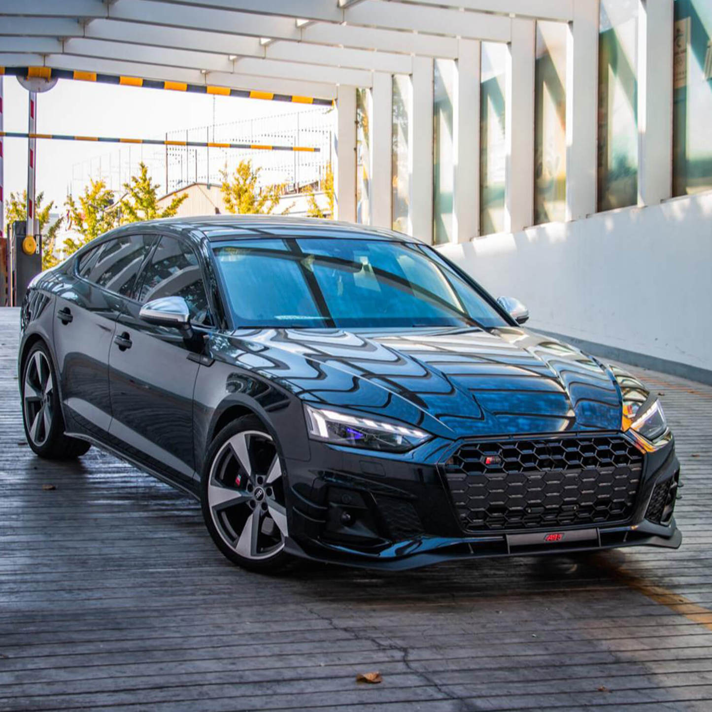 Asigncar Carbon Fiber Front Splitter For B9.5 2020-2024 Audi A5/S5