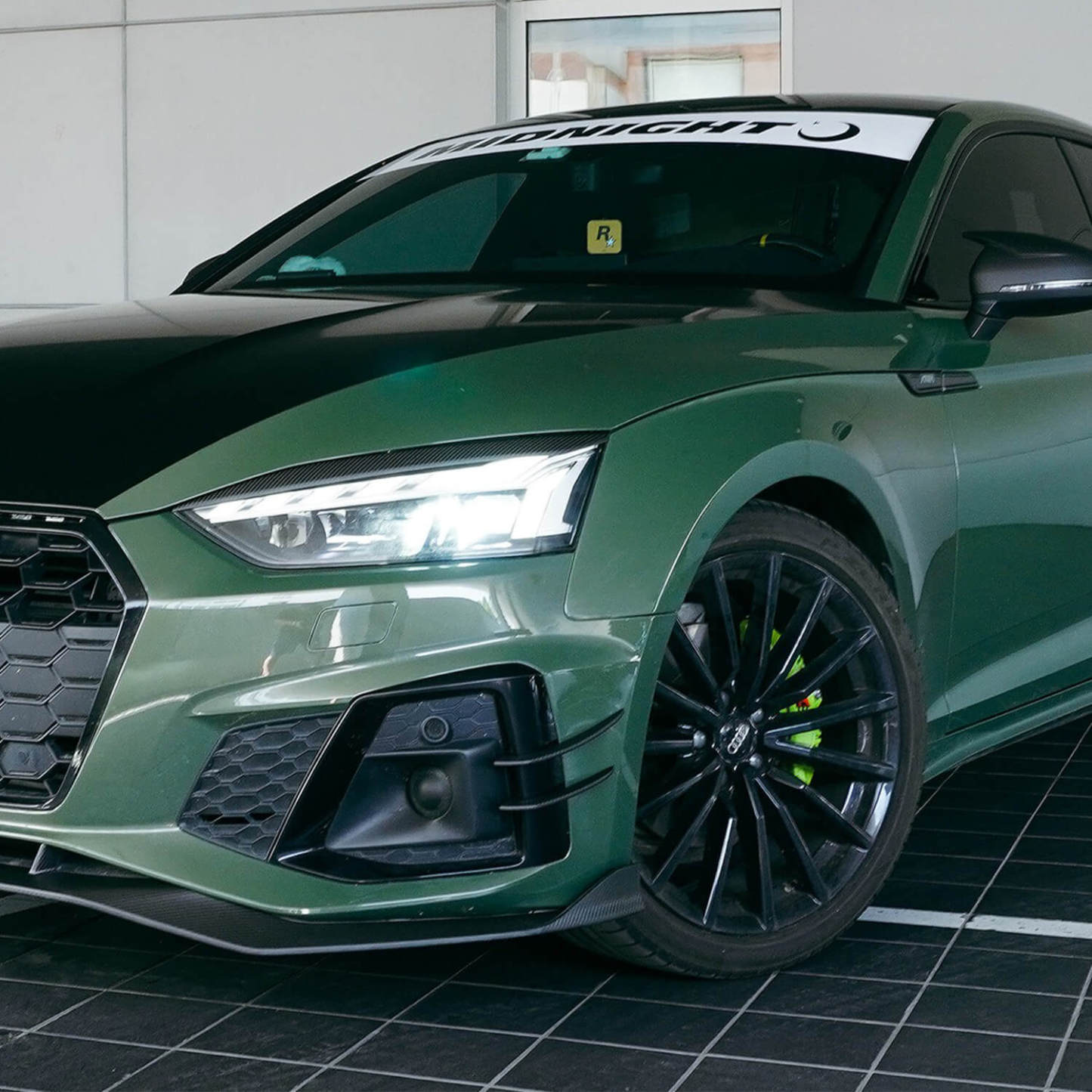 Asigncar Carbon Fiber Front Splitter Canard For B9.5 2020-2024 Audi A5/S5