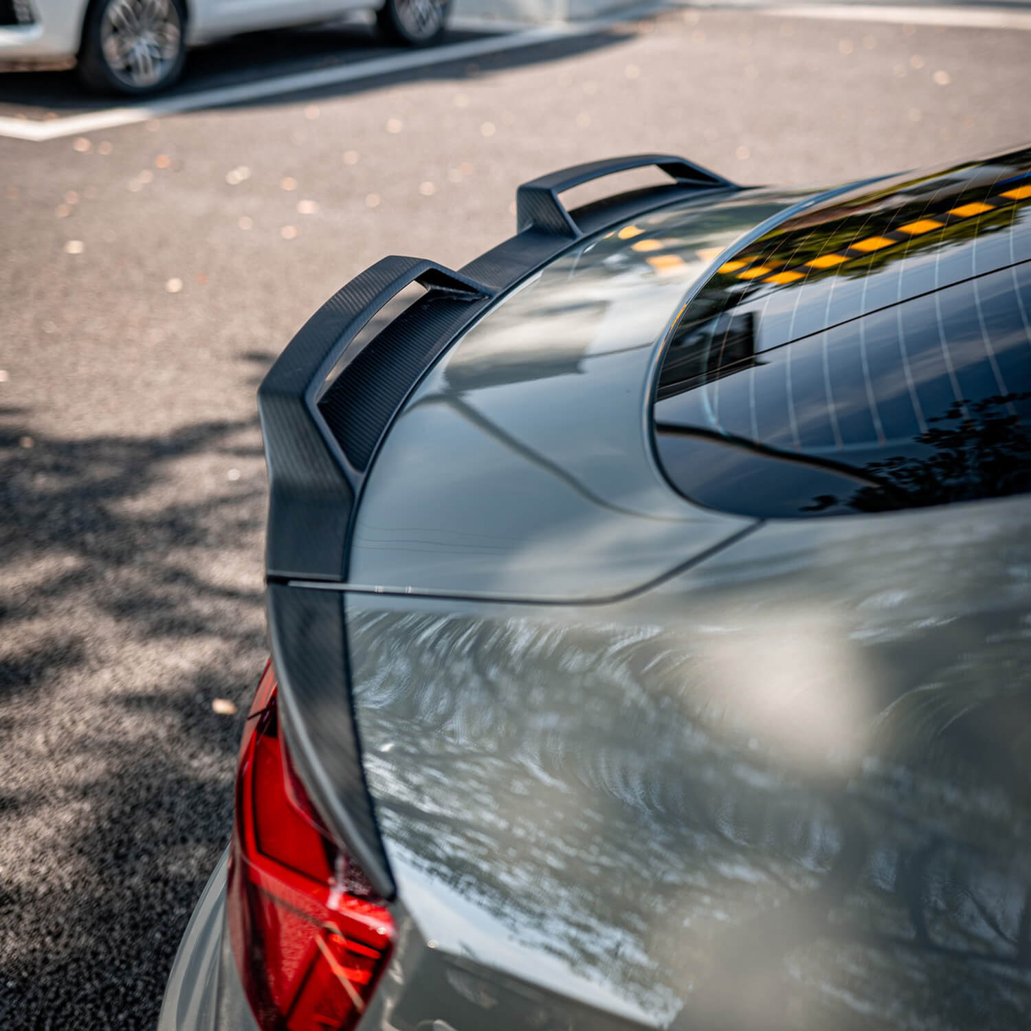 Asigncar Real Carbon Fiber Rear Spoiler High-Performance Aerodynamic Design For Audi A5/S5