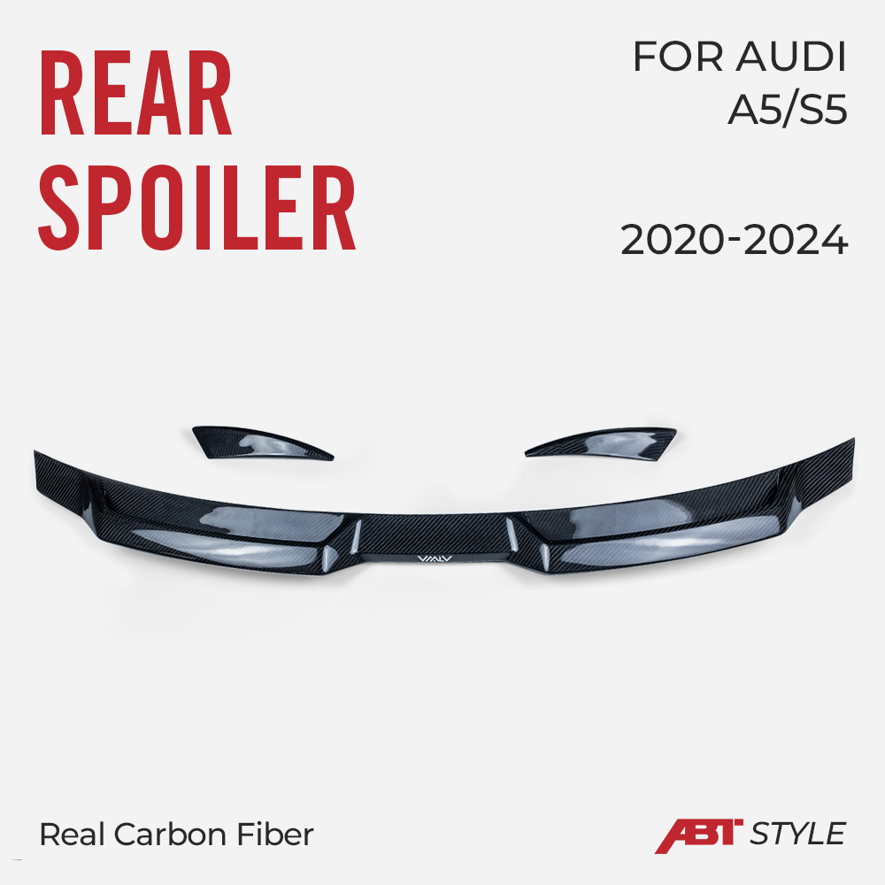 Asign Real Carbon Fiber Rear Spoiler High-Performance Aerodynamic Design For Audi B9.5(2020-2024) A5/S5