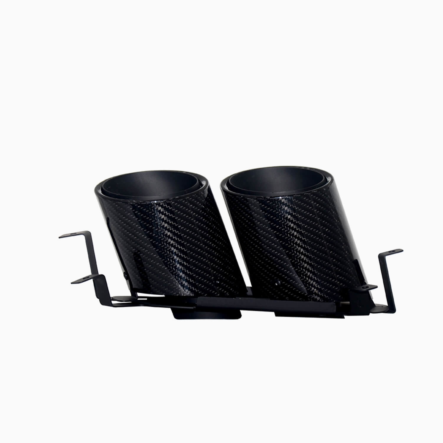 Asigncar Real Carbon Fiber Exhaust Tips For C8 2019-2023 Audi A6