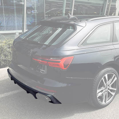 Asign Real Carbon Fiber Rear Diffuser For C8 2019-2023 Audi A6