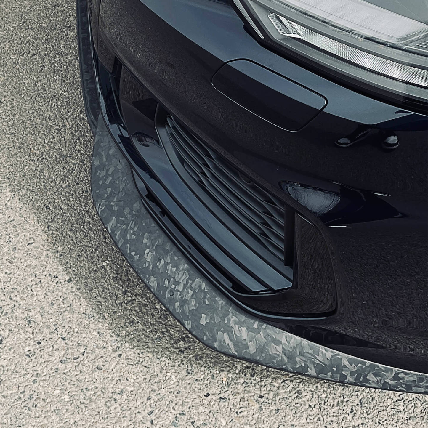 Asign Real Carbon Fiber Front Splitter For C8 Audi A6 2019-2023