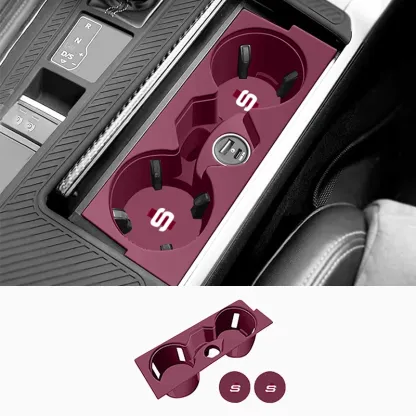 Asign Center Console Cup Holder Mat – For Audi A3/A4/A5/A6/A7/Q3/Q5