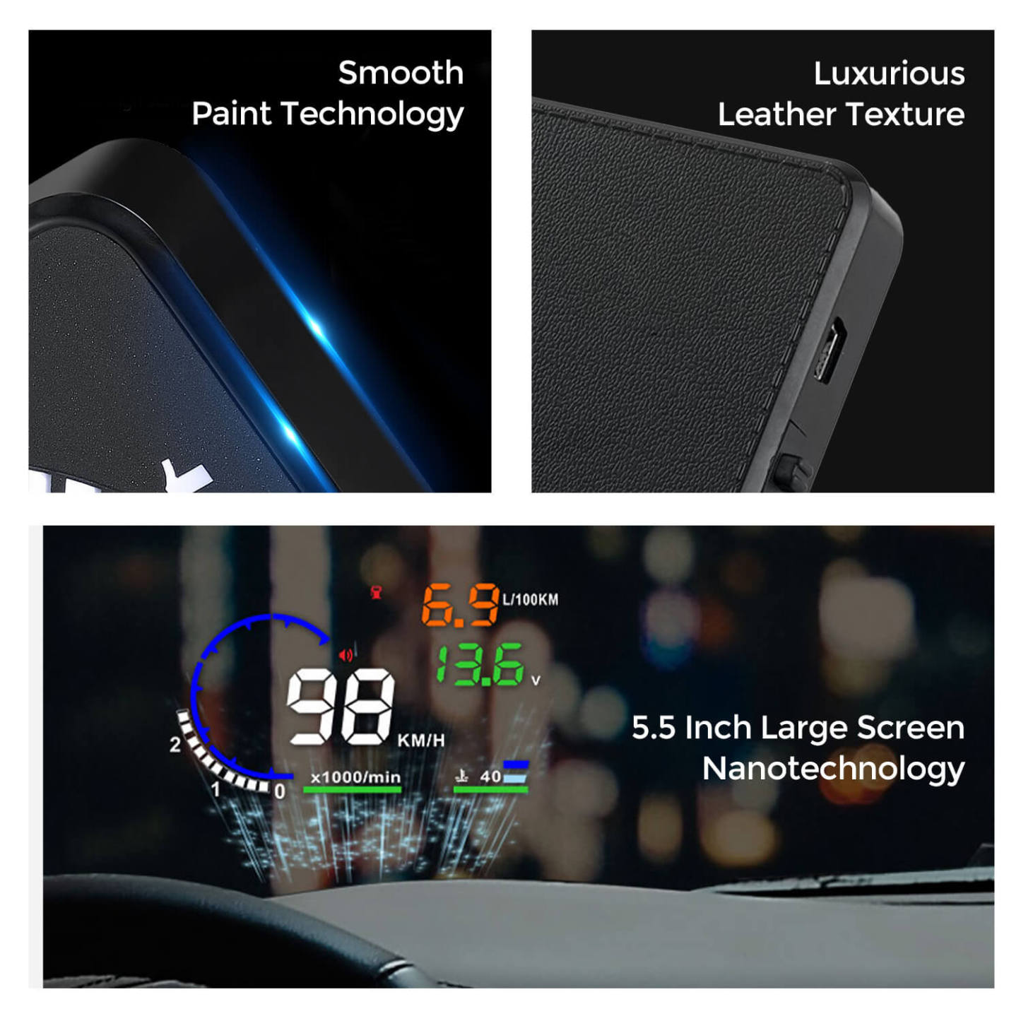 Asign A8 Heads-Up Display (HUD) OBD2 for Audi Car