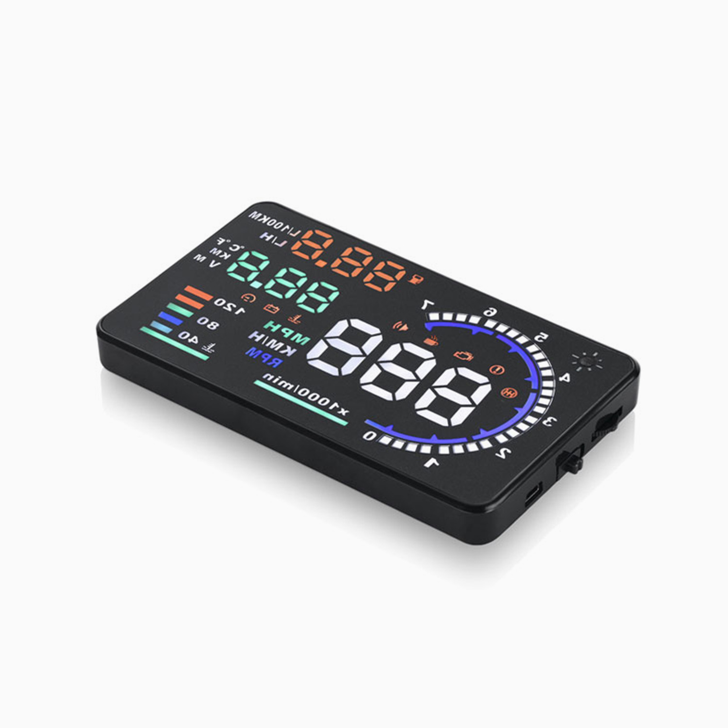 Asigncar A8 Heads-Up Display (HUD) OBD2 for Audi Car