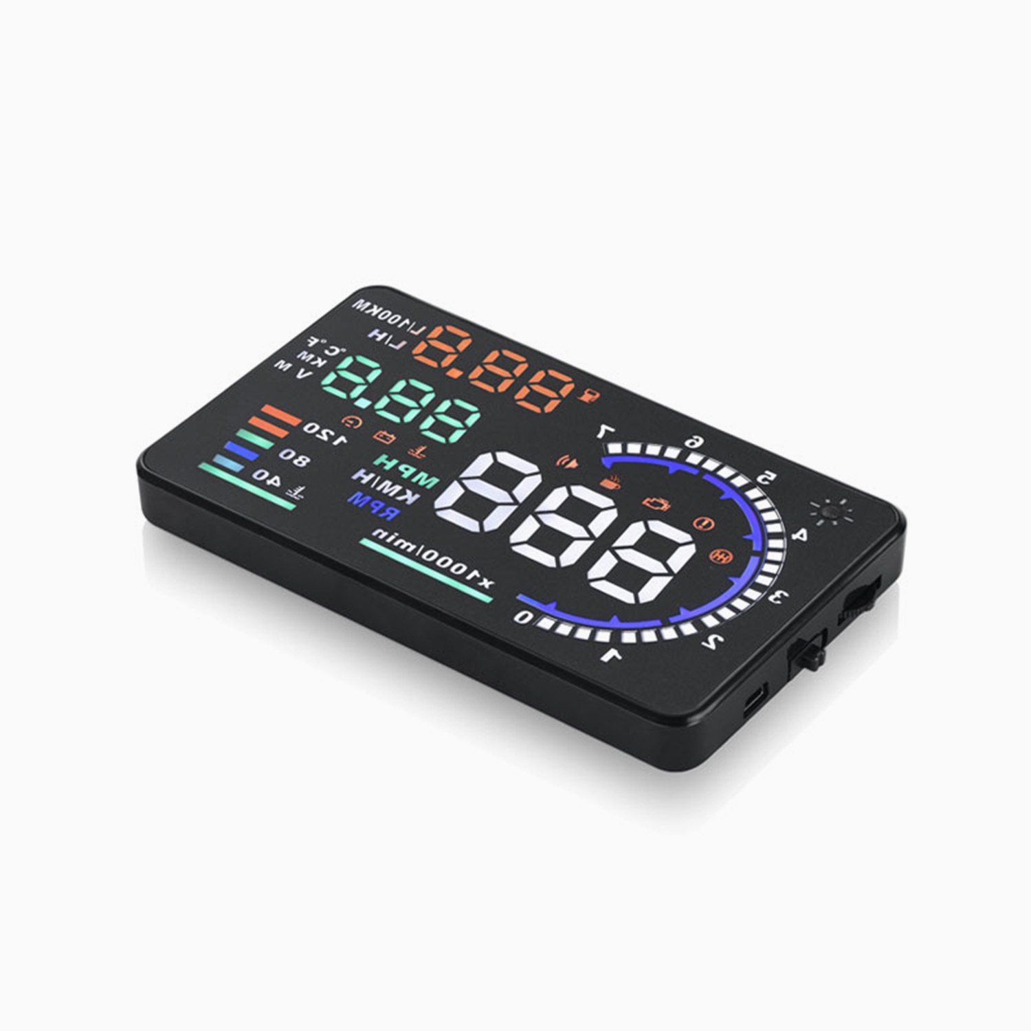 Asigncar A8 Heads-Up Display (HUD) OBD2 for Audi Car
