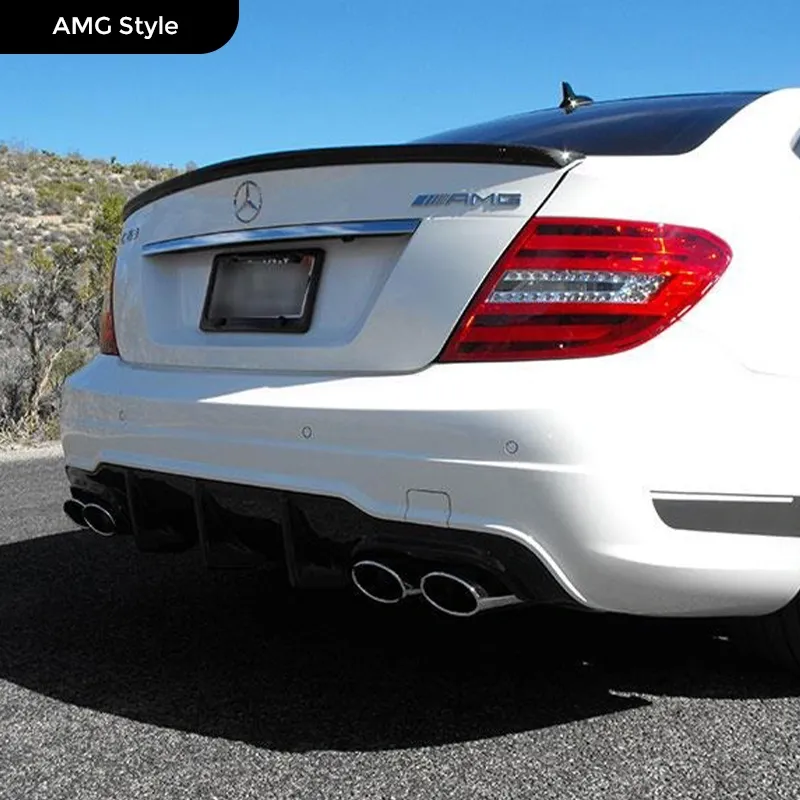 Asign Real Carbon Fiber Trunk Spoiler for Mercedes-Benz C-Class W204