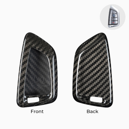 Asign Carbon Fiber Car Key Fob Cover Shell Case For BMW Keys
