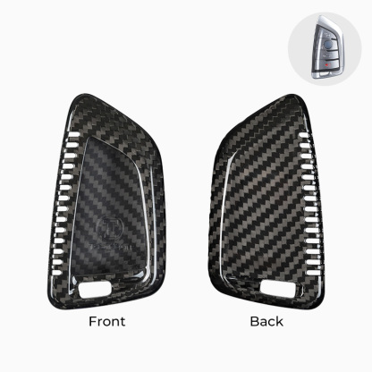 Asign Carbon Fiber Car Key Fob Cover Shell Case For BMW Keys