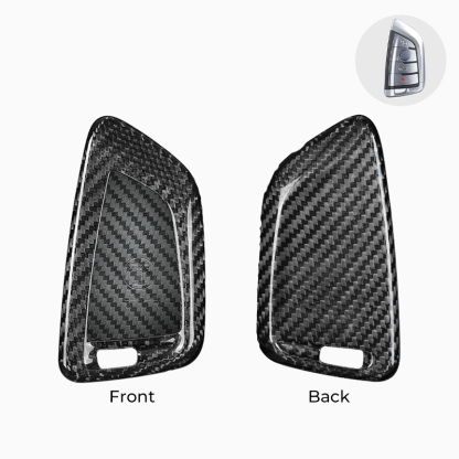 Asign Carbon Fiber Car Key Fob Cover Shell Case For BMW Keys