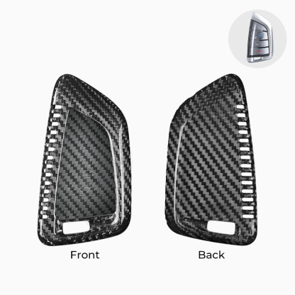 Asign Carbon Fiber Car Key Fob Cover Shell Case For BMW Keys