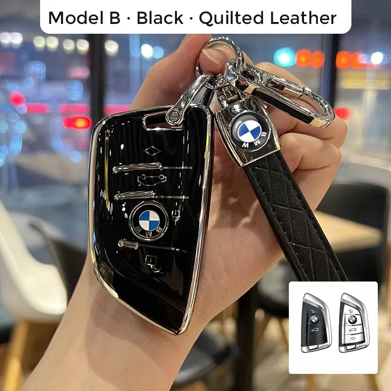 Asign BMW Key Fob Cover TPU Material Black/White